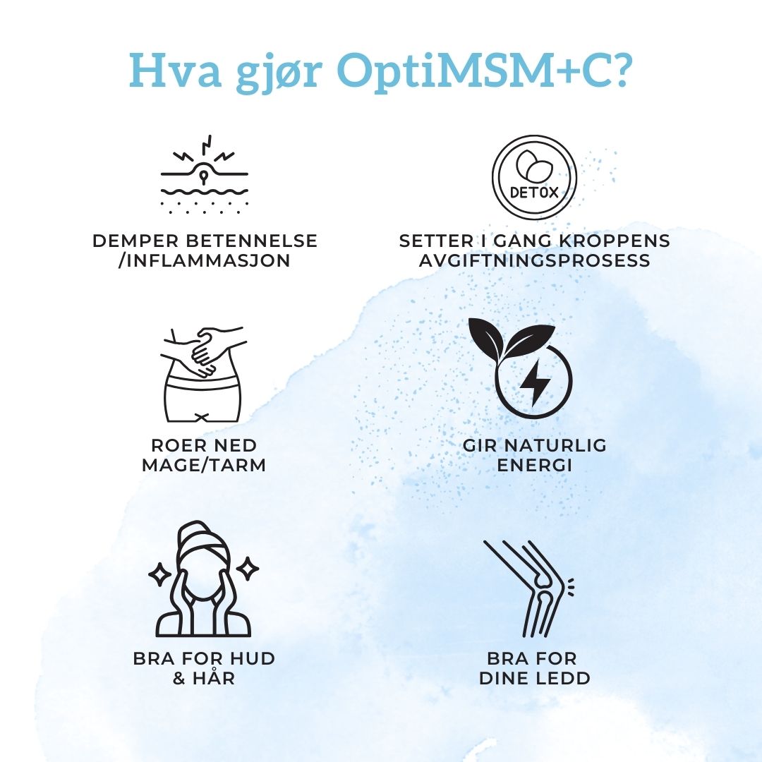 OPTIMSM®, C VITAMIN & BLÅBÆR Aarja Health