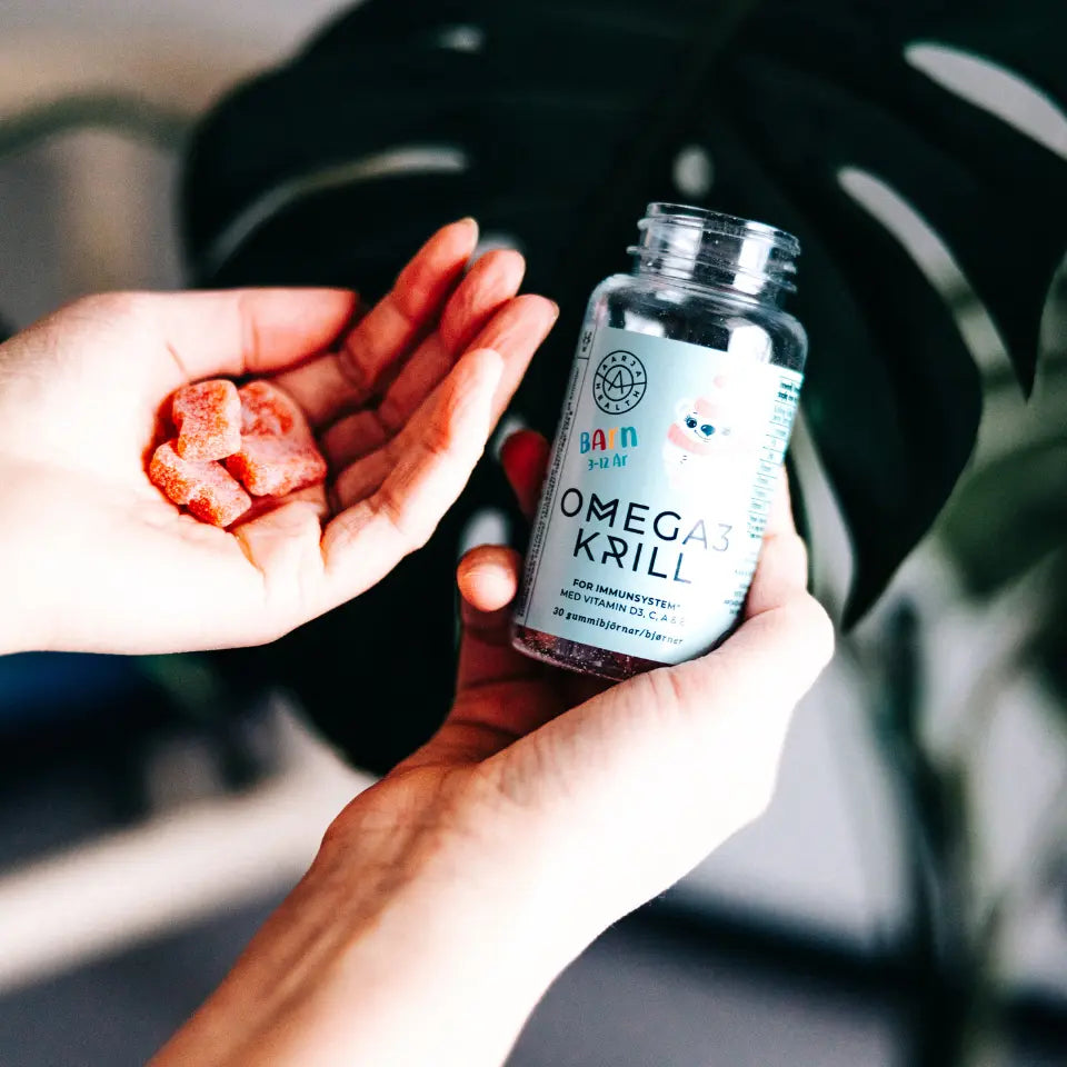 MULTI OMEGA-3 BARN, VIT A, C, D & E Aarja Health