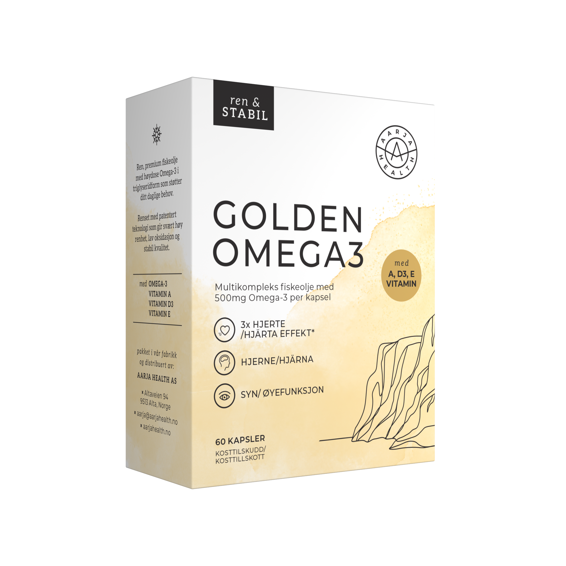GOLDEN OMEGA3 FISKEOLJE Aarja Health Norge