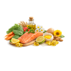 Vitamins A, E, and D