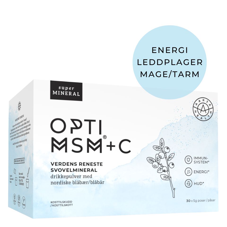 OPTIMSM®, C VITAMIN & BLÅBÆR Aarja Health