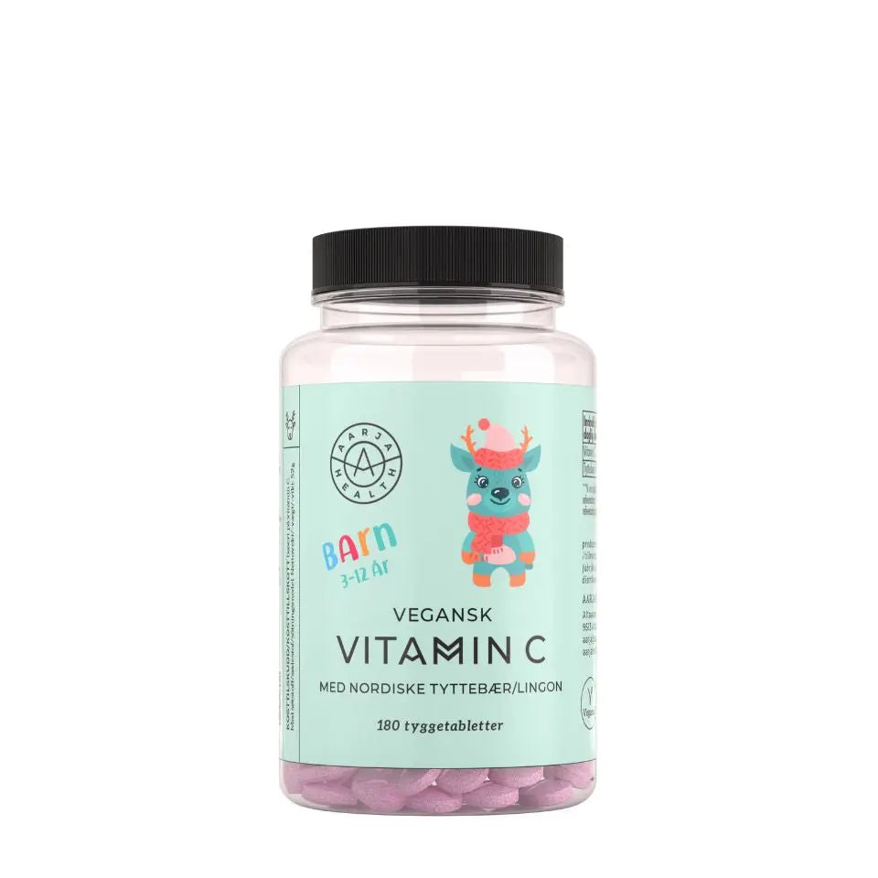 VITAMIN C & TYTTEBÆR FOR BARN Aarjahealth