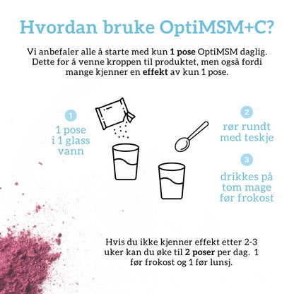 OPTIMSM®, C VITAMIN & BLÅBÆR Aarja Health