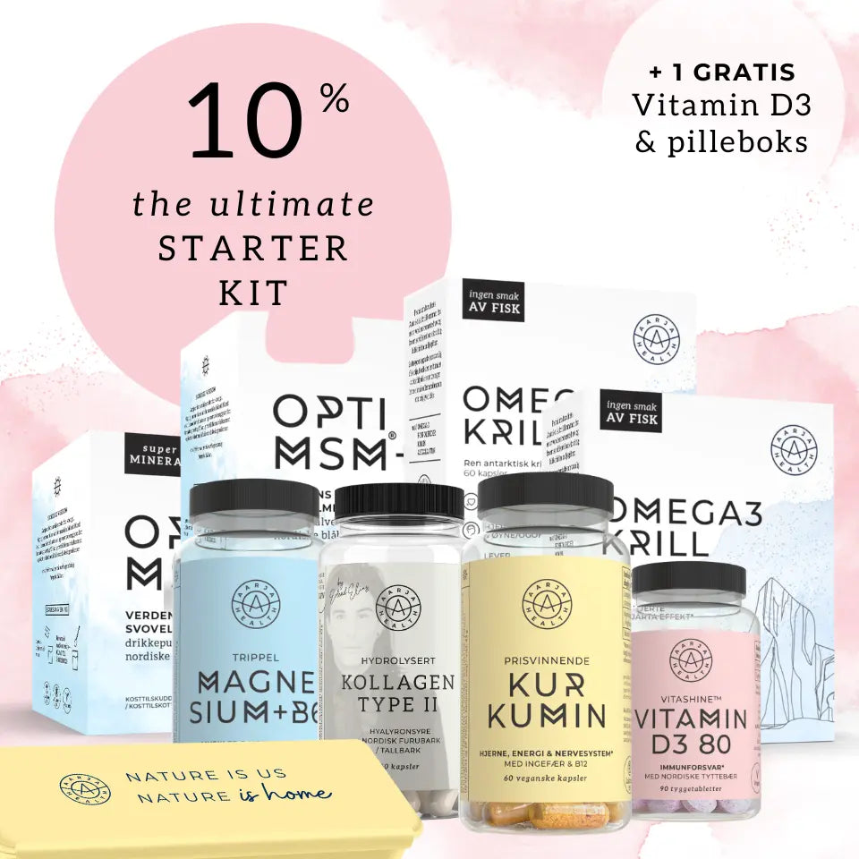 THE ULTIMATE STARTER KIT Aarja Health Norge